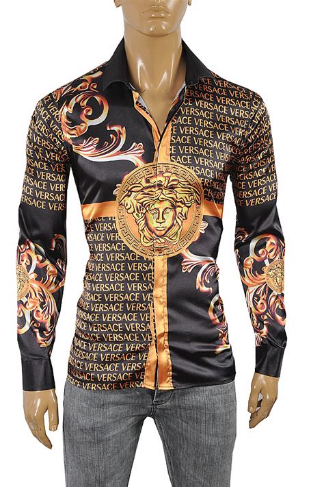 versace shirt for men.